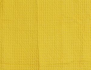 Tamaño personalizado 100% algodón Waffle suave al tacto sofá lanza duradero para el hogar Hotel Oficina viaje-decoración amarilla para sala de estar - Product Image 5