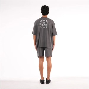 Camiseta al por Mayor, Nuevos Productos 2025, Serigrafía Personalizada, Estilo Desgastado por el Sol, Talla Grande, Color Gris, Unisex, Camiseta de Algodón de Alta Calidad - Product Image 4