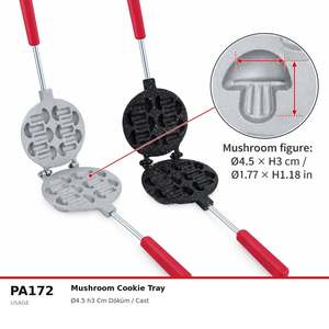 กระทะเหล็กหล่อสำหรับทำคุกกี้ ฟิดา สโตเวทอป รุ่นมัชรูม - Product Image 4