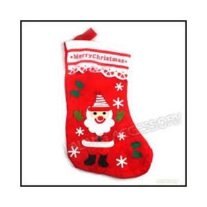 Wholesale Custom Home Fine Wool Knitted <b>Kids</b> Candy Gift Red Letter Christmas Socks Eng For Export - Product Image 6