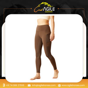 Collants d'équitation personnalisés de haute qualité vêtements équestres vente en gros pantalons antidérapants pour femmes leggings d'équitation avec poche - Product Image 6