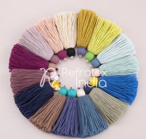 2025 Nueva borla de lujo con proveedor a granel de cuentas y fabricación por Refratex India Hecho en India para la mejor calidad - Product Image 1