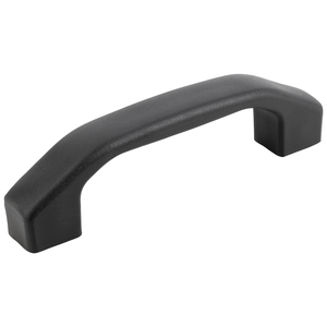 Manija de Puerta K1060 Tipo B con Rosca Interna para Montaje en Orificio Ciego, Color Negro Gris RAL7021, Poliamida y Acero - Product Image 1