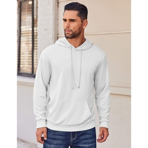 Nouveauté 2026 – Sweats à capuche pour hommes en polyester et coton, faible MOQ, meilleure qualité, couleur unie personnalisable, vente en gros - Product Image 2