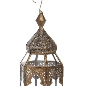 Soporte de linterna de vela de aluminio fundido moderno de venta Premium para elegancia decorativa para fiesta de boda - Product Image 2