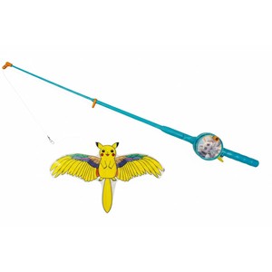 Juego de Caña de Pescar de Dragón para Playa - Caña de 70 cm con Diseño de Dragón Pikachu de 30 cm - Product Image 1