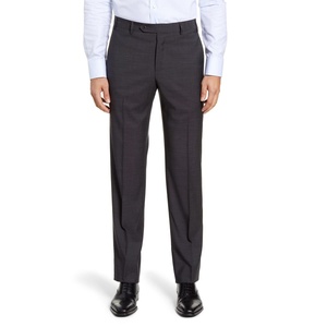 Pantaloni da Completo Zanella Devon in Lana a Pois per Uomo, Taglia 34 - Blu - Product Image 1