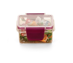 Transparent Glass Food Storage Containers with Leakproof <b>Locking</b> Lids Lunch <b>Box</b> for Healthy Meal Prep and Daily Food Management - Product Image 5