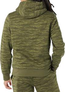 Col haut pull à capuche hommes sweat chaud avec poches latérales personnalisé coton polaire mode urbaine épais hiver à capuche - Product Image 5