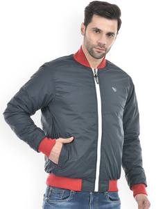 Blouson d'aviateur en jean personnalisé hiver chaud style rue principale lettre motif coupe-vent chauffant broderie Durable vente en gros pour hommes - Product Image 2