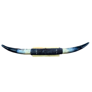 เขาควายธรรมชาติที่ตกแต่งอย่างสะดุดตางานฝีมือธรรมชาติติดผนังทำจากเขาควายจากอินเดีย - Product Image 5