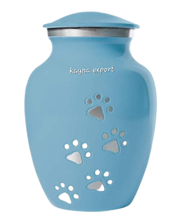 Metal Paw Print <b>Pet</b> <b>Urn</b> for Wholesale Brass Metal 6'' <b>Urn</b> for <b>Pet</b> Cremation Use at Wholesale Price Custom Finished Metal <b>Urns</b> - Product Image 6