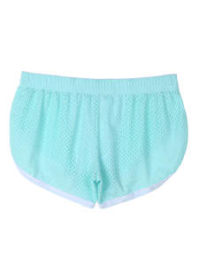 Shorts de sport en maille unie en spandex/polyester de qualité supérieure, tendance, personnalisés pour hommes, logo personnalisé, séchage rapide, écologiques - Product Image 2