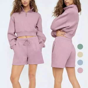 Printemps et été nouvelles femmes doux coeur pyjamas ensemble à manches longues vêtements de maison satin tissu deux pièces ensemble - Product Image 5