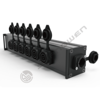Boîte de dérivation électrique P-Con TR dans les connecteurs de sortie TR 4/6 canaux Powercon PowerCon True Power Coupler Distribution Output Box