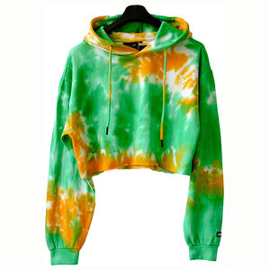 New Arrival High Quality Cotton Women's <b>Crop</b> <b>Top</b> Hoodie 100% Cotton Long Sleeve Casual Fashion for Winter - Product Image 4