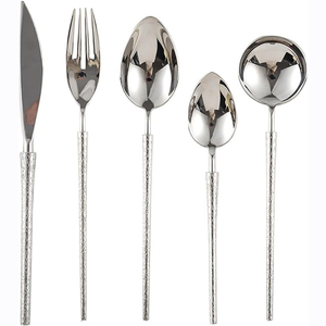 Vente en gros de couverts modernes de la plus belle qualité acheter en Inde ensemble de couverts en acier inoxydable pour restaurant hôtel fête - Product Image 4