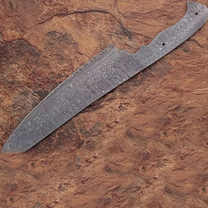 Cuchillo de Chef de Acero de Damasco Forjado a Mano, Personalizado al por Mayor, de Alta Calidad, OEM ODM, Hoja Lisa, Herramienta de Hoja Fija, con Funda de Cuero - Product Image 5