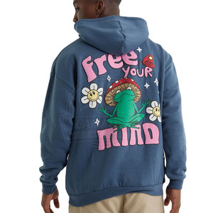 Sudaderas con capucha de impresión MOQ bajo de lana sólida informal de invierno de último estilo precio al por mayor personalizado - Product Image 2