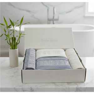 Wholesale MYT-EX 4-Piece Bamboo Cotton Hotel <b>Towel</b> Set 50x80 70x135cm 550 GSM Premium Absorbent Eco-Friendly Antibacterial - Product Image 3