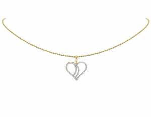 Haute Luxe Moissanite Diamant Clouté En Argent 925 Coeur Pendentif Pour Les Femmes Chaque Occasion Cadeau De Mariage Fête - Product Image 4