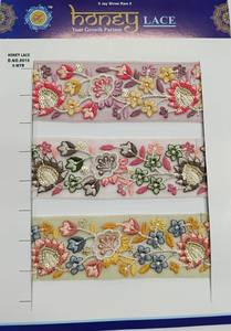 ผ้าลูกไม้ปักลายดอกไม้หลากสีสำหรับเสื้อผ้าและเดรสผ้าลูกไม้ปักลายดอกไม้หลากสีสำหรับตัดเย็บเสื้อผ้า - Product Image 3