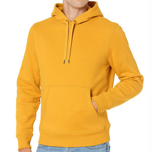 Sweat-shirt en polaire épais pour homme de qualité supérieure, style unique, uni, teinture unie, pour la salle de sport, le fitness, couleur unie, vêtements pour homme - Product Image 1
