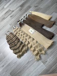 Lo último en extensiones de cabello Remy natural recto y crudo con tapa Vietnam virgen cutícula alineada a granel máquina doble trama teñida a mano - Product Image 5