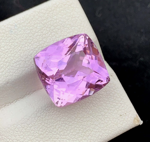 เบาะรูป kunzite ธรรมชาติอัญมณีหลวมเหลี่ยมเพชรพลอยสำหรับทำเครื่องประดับหินสีชมพูได้รับการรับรอง5มม. ถึง15มม. spodumene ไม่ผ่านการอบ - Product Image 5