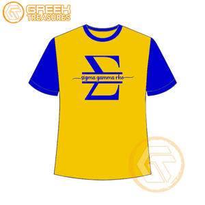 Venta al por mayor Sigma Gamma Rho mujeres camiseta hermandad ropa algodón Jersey alta calidad transpirable camiseta mujeres ropa griega - Product Image 3