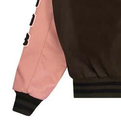 Chaqueta universitaria Mangas de cuero de lana genuina Chaqueta universitaria de béisbol de moda Letterman Bomber School College Winter Varsity - Product Image 5