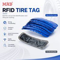 Etiqueta RFID UHF ISO18000-6C Resistente al Calor para Neumáticos, 860-960MHz, Larga Distancia de Lectura, Parche Duradero para Gestión de Neumáticos de Camiones