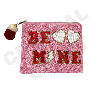 Friyay! Pochette personnalisée en perles de rocaille Portefeuille beau porte-monnaie avec accessoires à la mode Caractéristiques - Product Image 6