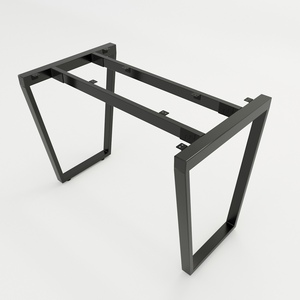 Patas de Mesa de Acero al Carbono Trapez Concept 1200x600mm, Diseño Industrial para Muebles de Cocina y Hospital, Requiere Ensamblaje (HCTC002) - Product Image 1