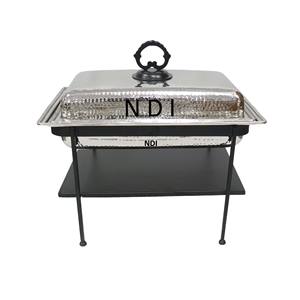 Équipement alimentaire de qualité durable Chauffe-plats en métal Chauffe-plats pour buffet Chauffe-plats Casseroles isolées Plats de service - Product Image 1