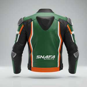 Vestes de moto de haute qualité fabriquées au Pakistan, vestes en cuir pour hommes personnalisées très populaires de haute qualité à prix avantageux - Product Image 2