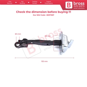 BDP1367 Conjunto Limitador de Puerta Delantera para Yaris Vios Vitz Belta MK2 P9 XP9 XP90 2005-2013 686100D040 - Product Image 5