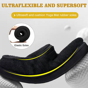 Pantoufles en polaire personnalisées en gros, pantoufles jetables blanches pour chambre d'hôtes, chambre à coucher, pour la maison, l'hôtel, personnalisables - Product Image 6