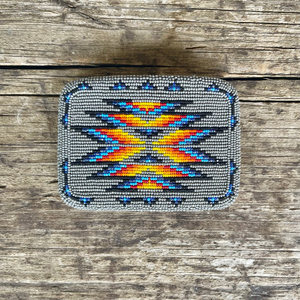 Hebillas de cinturón de cuentas de semillas de Color Rosa ecológico al por mayor diseño personalizado con cuentas hebillas de cinturón de vaquero y ciclista trabajo con cuentas - Product Image 5