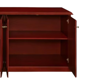 Traditional Solid <b>Wood</b> Eco-Friendly Durable Sideboard Cabinet Fluted Doors <b>Storage</b> Buffet <b>Chest</b> <b>for</b> Living Room Home Furniture - Product Image 6