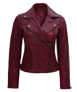 Chaqueta de Cuero para Mujer con Cuello Alto, Impermeable, Elegante, Informal, Precios Razonables, Logotipo Frontal, Servicio OEM, Nueva Llegada - Product Image 5