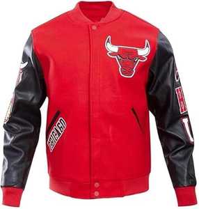 Veste universitaire durable avec manches en cuir, conçue avec des matériaux de qualité supérieure, intérieur confortable, ajustement fluide, mouvement flexible, tendance - Product Image 4