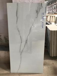 Carreaux en porcelaine indienne 600x1200 Satvario Blanc nacré pour sol et mur Carreaux de sol brillants Carreaux de maison - Product Image 6