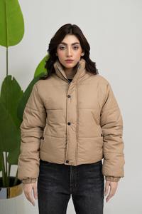 2026 New Fall Women Puffy Jackets Bubble Crop <b>Coats</b> Puff <b>Ladies</b> Down <b>Coats</b> Plus Size Customized <b>Winter</b> Bomber Puffer Jackets - Product Image 3