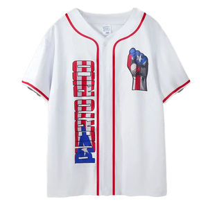 Vente en gros personnalisée, impression numérique par sublimation, maillot de baseball à mailles vierges, maillot de baseball en polyester pour adultes et professionnels - Product Image 1