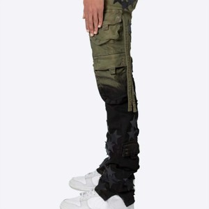 High Quality Cargo Denim Pants For <b>Men</b> And Women Comfortable And Stylish Perfect For Casual Wear And Outdoor Activities - Product Image 4