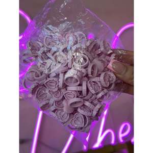 Heart <b>Glue</b> Ring Holder-Disposable Silicone Plastic <b>Craft</b> Tool - Product Image 2