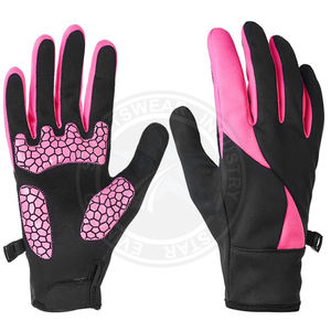 Gants de cyclisme unisexes de haute qualité à doigts entiers, coupe-vent, antidérapants, nouveau motif imprimé tendance, personnalisés, course, sports de plein air - Product Image 2