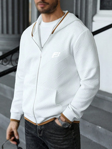 Sudaderas Casuales de Calle al por Mayor, OEM, ODM, con Cierre, Mangas Largas, Color Sólido, para Venta al por Mayor en EE. UU. - Product Image 4