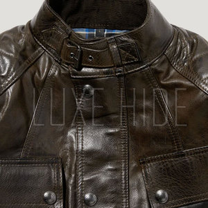 Dernière nouvelle mode moto veste en cuir personnalisée nouvelle veste d'équitation moto sur mesure - Product Image 5
